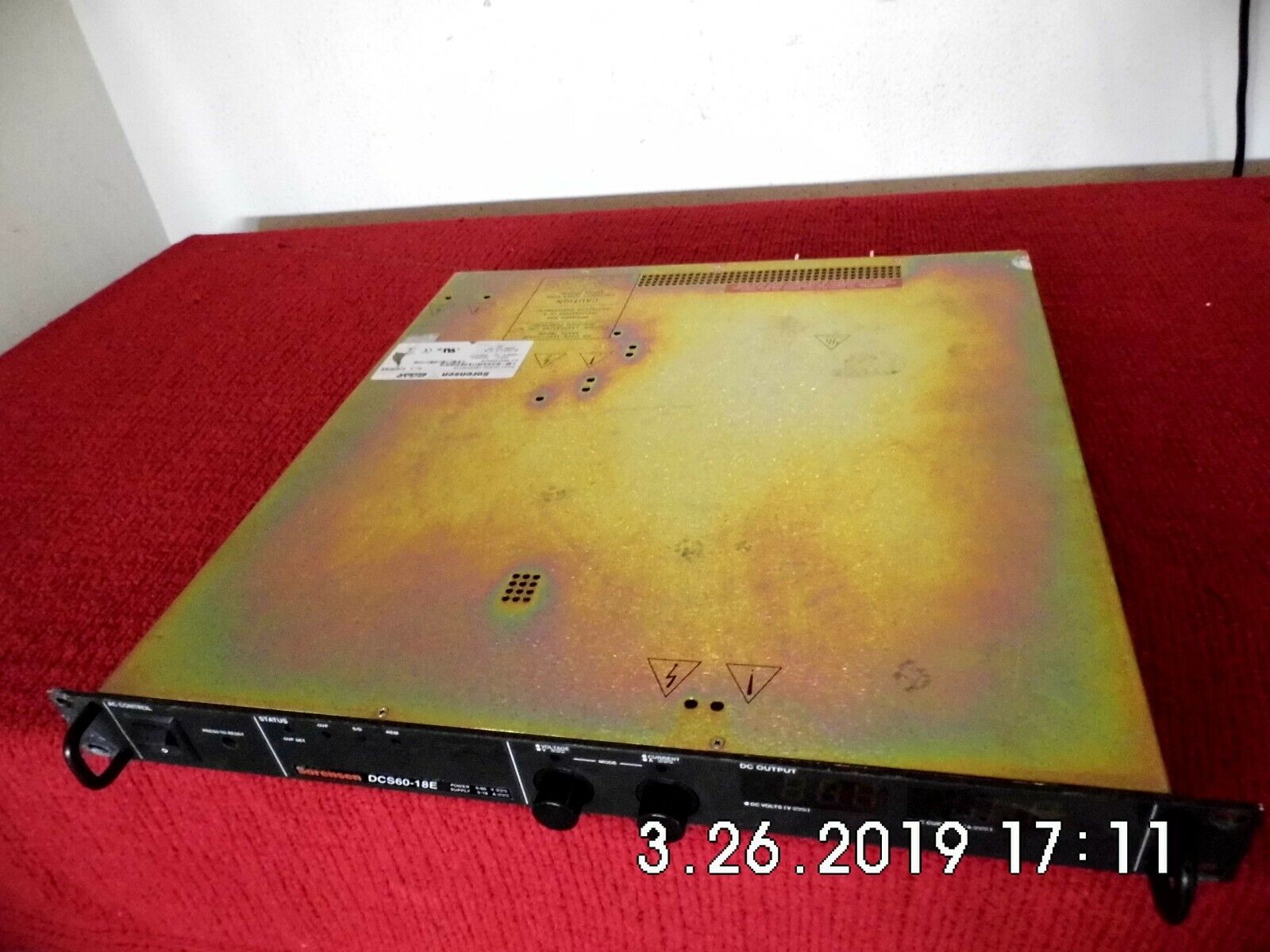 Sorensen DCS60-18E DC Power Supply Sorensen DCS60-18E DC Power Supply